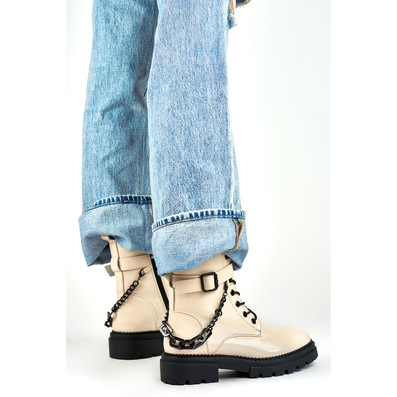 Workers Model 250013BE-LA Béžový lak - PRIMO 2