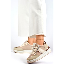 Sportovní obuv Model 9053-SP-BE béžový 1 Sportovní obuv Model 9053-SP-BE béžový 1
