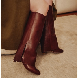 Marco Shoes Široké boty Cleo hnědý 2