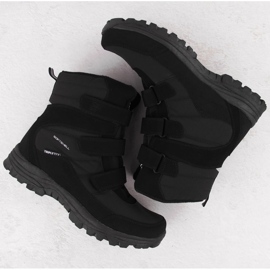 Pánské nepromokavé oversized sněhule, černé American Club SN45 černá 3