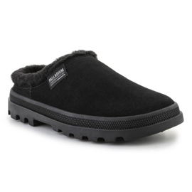 Palladium Palladune Mule Teplé pantofle 74337-008-M černý 1