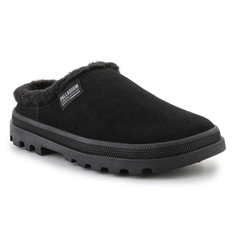 Palladium Palladune Mule Teplé pantofle 74337-008-M černý 1