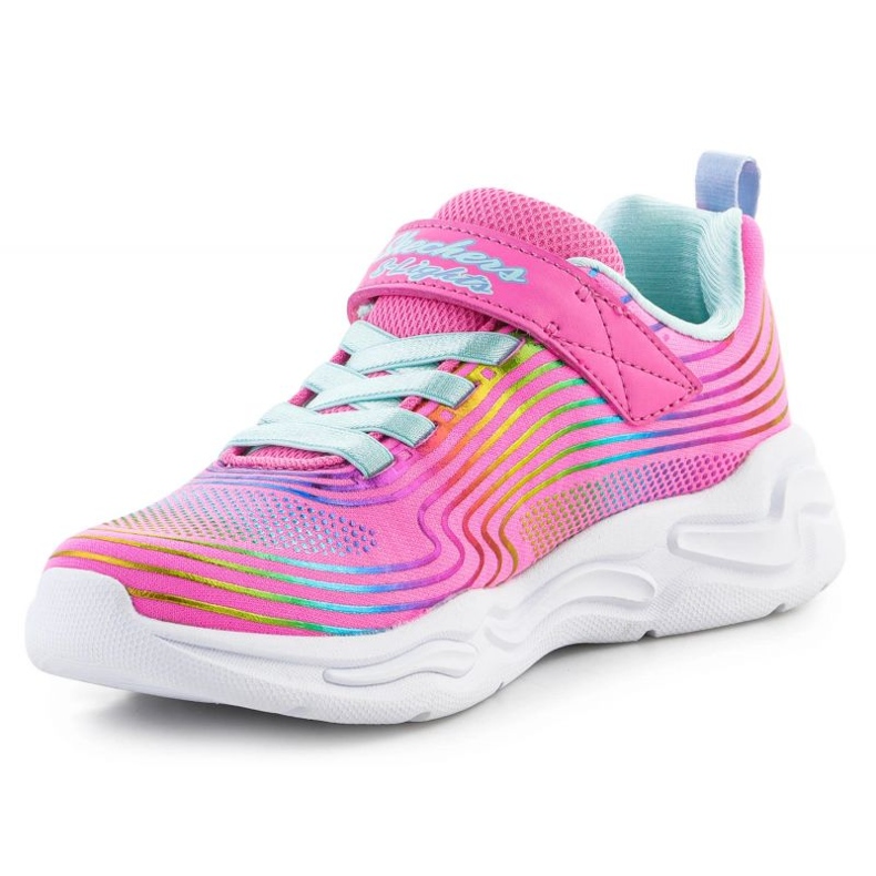 Boty Skechers S-Lights Wavy Beams 302338L-PKMT růžový 2