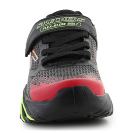 Boty Skechers S-Lights Flex-Glow Bolt 400138L-BKRD černý 2