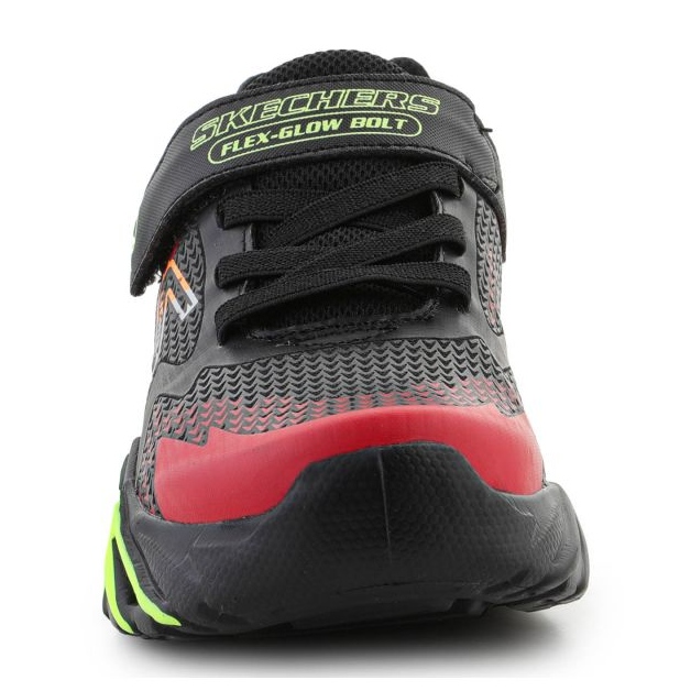 Boty Skechers S-Lights Flex-Glow Bolt 400138L-BKRD černý 2