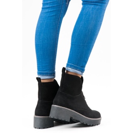 Vices Botičky zapínané na zip černý 2