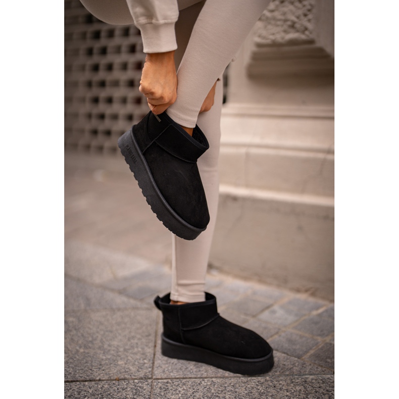 Nízká platforma sněhule Big Star OO274A099 Černá černý 2