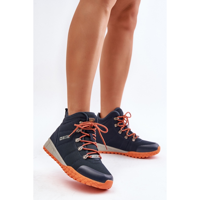 Dámská sportovní obuv Trappers Big Star KK274215 Memory Foam System Navy Blue modrý 2 Dámská sportovní obuv Trappers Big Star KK274215 Memory Foam System Navy Blue modrý 2