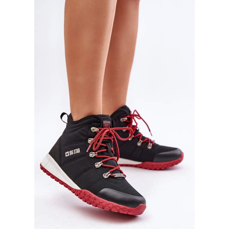 Dámská sportovní obuv Trappers Big Star KK274217 Memory Foam System Black černý 2