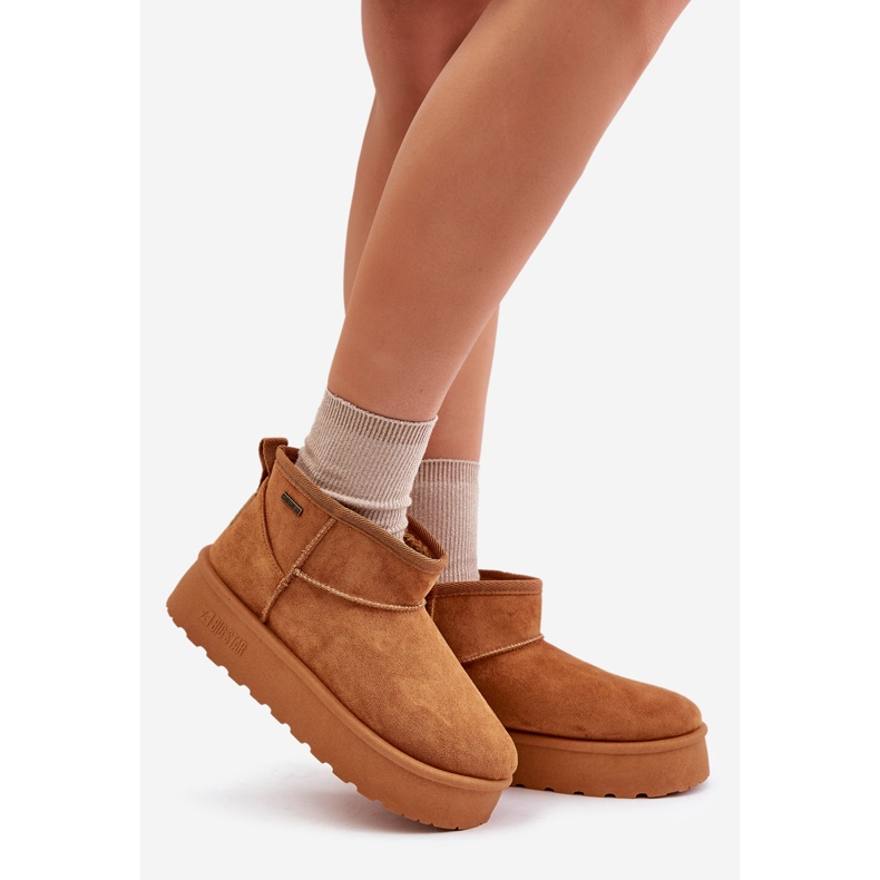 Nízké boty do sněhu Big Star OO274A098 Camel hnědý 1