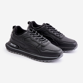 Pánské zateplené tenisky Big Star OO174675 HI-POLY System Black černá 1