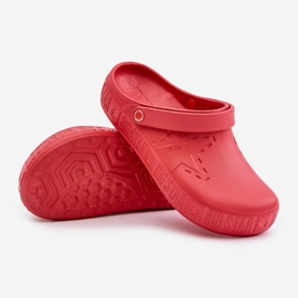 Pánské lehké žabky Clogs Big Star II175004 Red červený 2