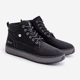 Pánské šněrovací boty Big Star OO174559 Hi-Poly System Black černá 1