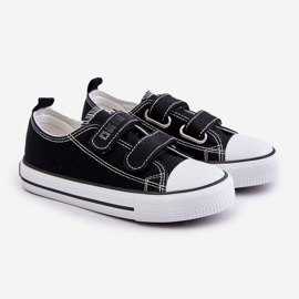 Dětské tenisky na suchý zip Big Star OO374008 Black černý 1