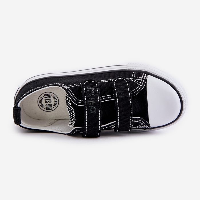 Dětské tenisky na suchý zip Big Star OO374008 Black černý 2