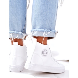 Dámské vysoké tenisky Big Star GG274016 Bílé bílý 1