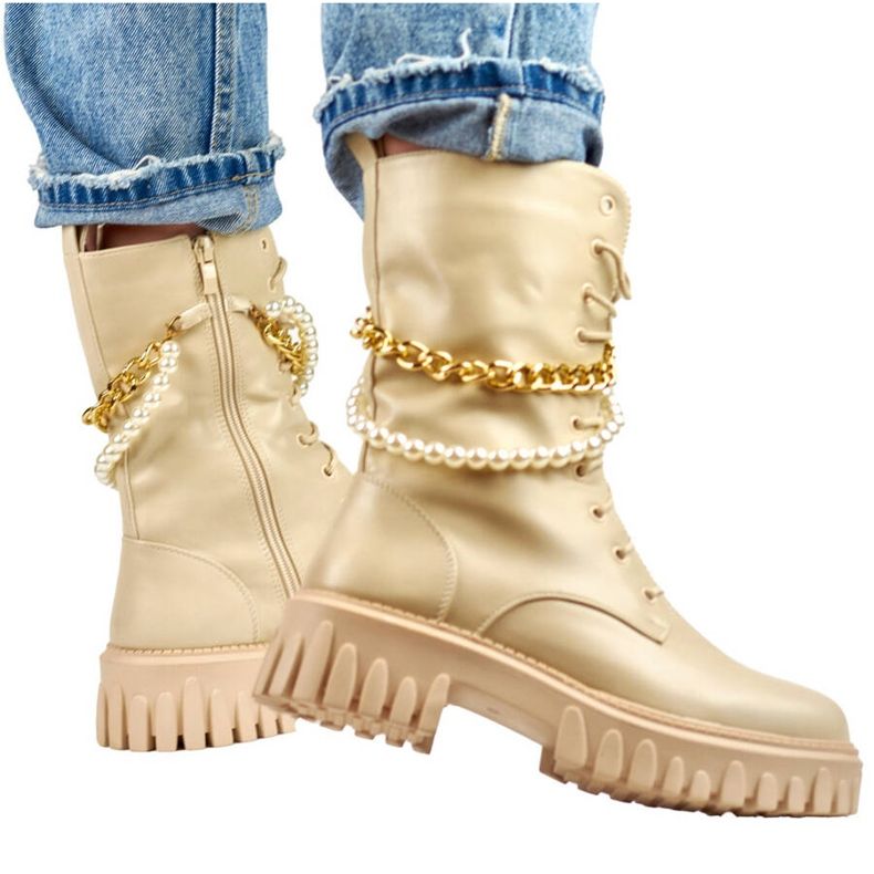 Dámské taštičky s odnímatelným řetízkem, béžové DE1150BE béžový 1