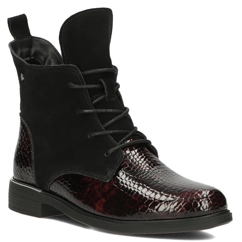 Kožené boty Filippo DBT4749/24 Br Cr hnědé 2