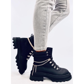 Boty Hudson Black Trapper černá 2