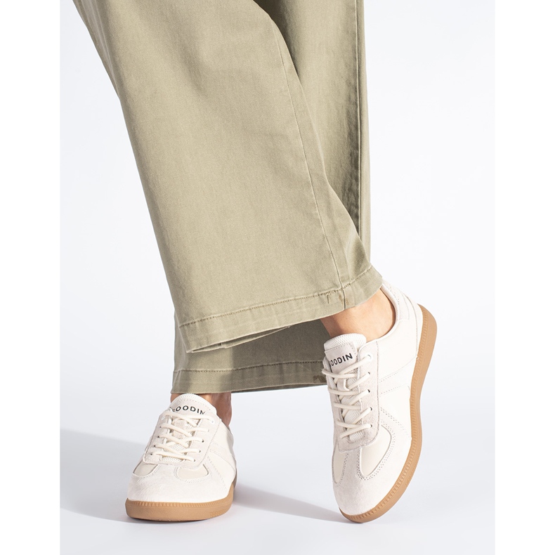 Goodin Dámské béžové kožené tenisky béžový 1 Goodin Dámské béžové kožené tenisky béžový 1