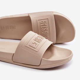 Lehké dámské žabky Big Star OO274035 Béžová béžový 2