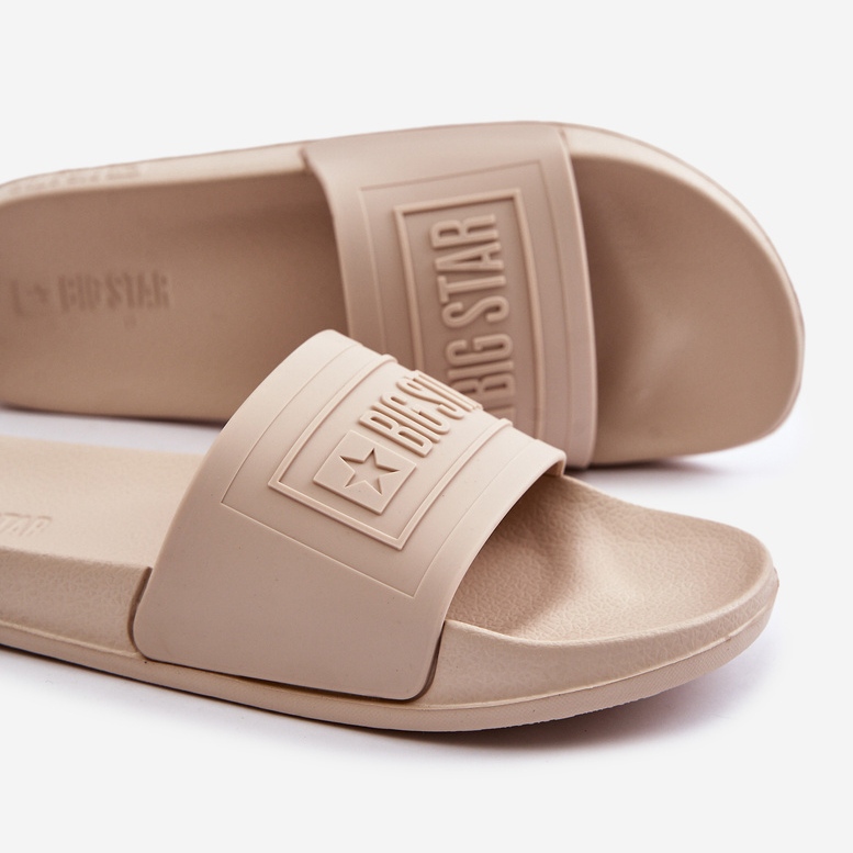 Lehké dámské žabky Big Star OO274035 Béžová béžový 2