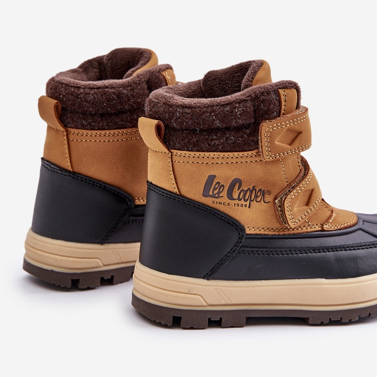 Chlapecké zateplené sněhule Lee Cooper LCJ-23-01-2059 Camel hnědý 2 Chlapecké zateplené sněhule Lee Cooper LCJ-23-01-2059 Camel hnědý 2