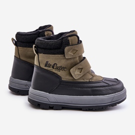 Chlapecké zateplené sněhule Lee Cooper LCJ-23-01-2058 Zelená zelený 2