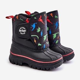 Dětské sněhule na suchý zip Lee Cooper LCJ-24-44-2861K Black černý 1
