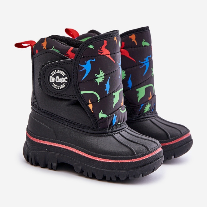 Dětské sněhule na suchý zip Lee Cooper LCJ-24-44-2861K Black černý 1