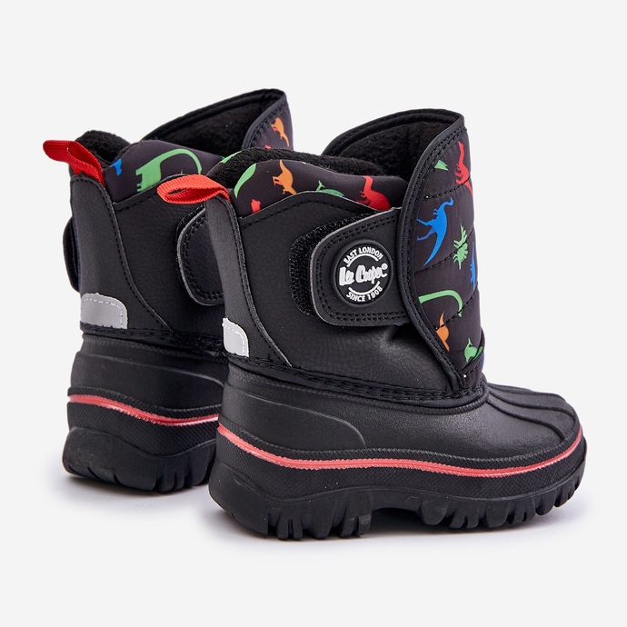 Dětské sněhule na suchý zip Lee Cooper LCJ-24-44-2861K Black černý 2