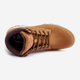 Lee Cooper pánské turistické boty Trappers LCJ-24-01-2949 Camel hnědý 2