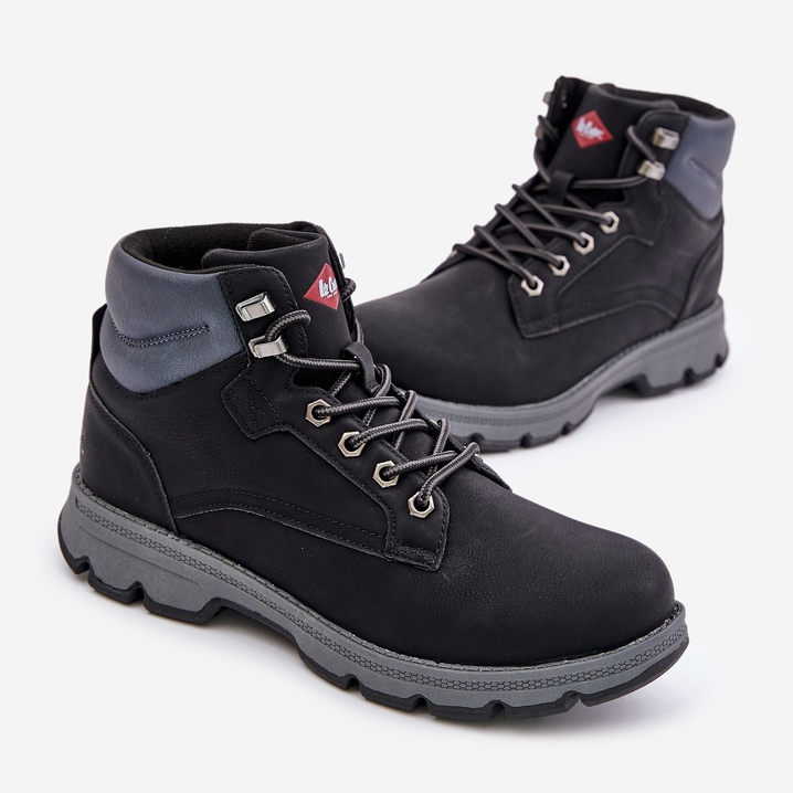 Lee Cooper Pánská turistická obuv Trappers LCJ-24-01-2948 Černá 1