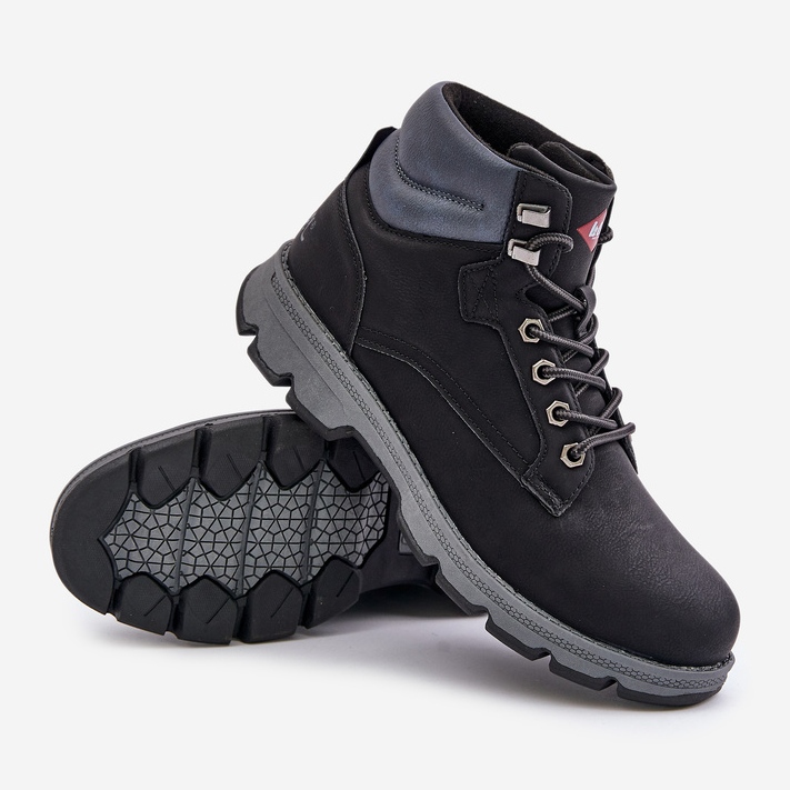 Lee Cooper Pánská turistická obuv Trappers LCJ-24-01-2948 Černá černý 2