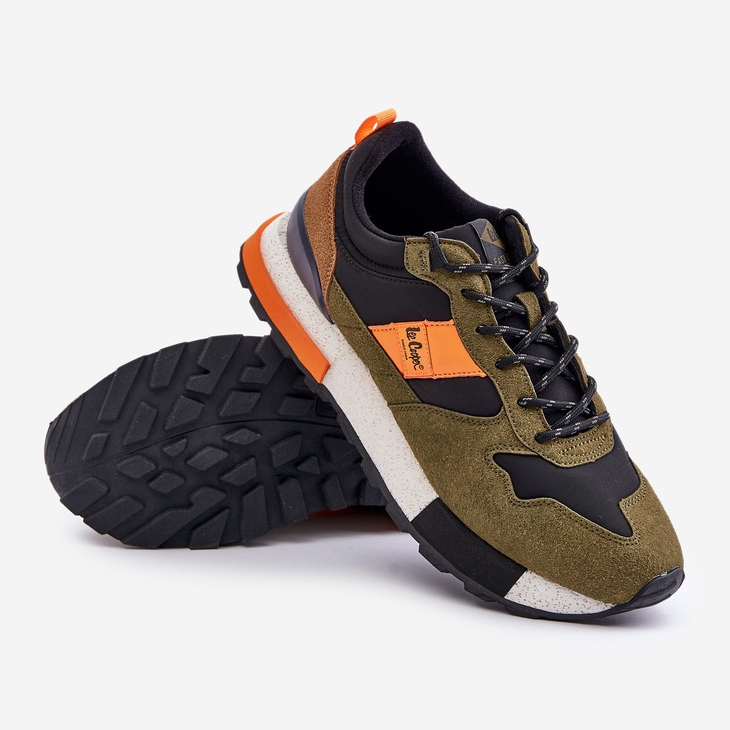 Pánské zateplené tenisky Lee Cooper LCJ-24-03-3007 Zelená 2