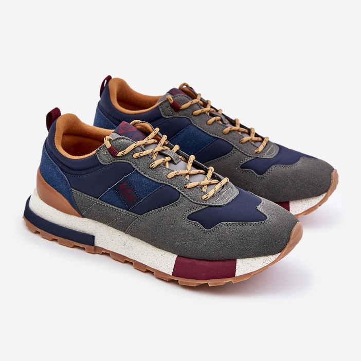 Pánské zateplené tenisky Lee Cooper LCJ-24-03-3006 šedé šedá 1