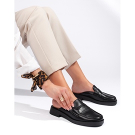 Černé žabky se silnou podrážkou černá 1