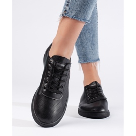 Dámské klasické černé tenisky černý 1