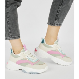 Dámská sportovní obuv se silnou podrážkou zelená 1