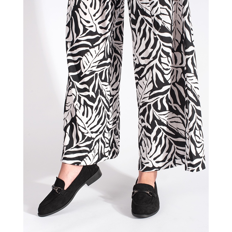 Goodin Klasické černé semišové mokasíny černá 1