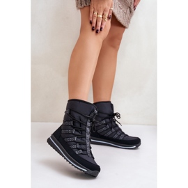 Dámské sněhule Progress PROGJ-20-02 černé černý 2