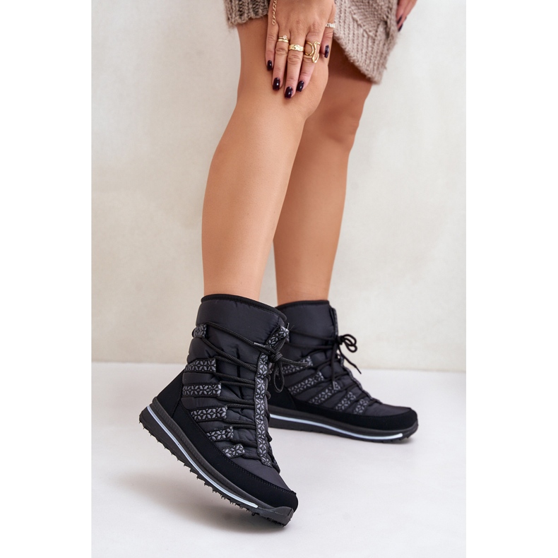 Dámské sněhule Progress PROGJ-20-02 černé černý 2