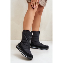 Dámské sněhule se zipem Progress PROGJ-22-130 Black černá 2