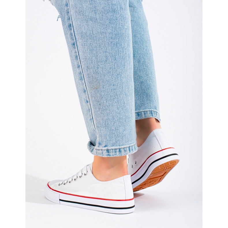 Klasické dámské tenisky bílý 1