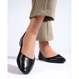 Klasické černé dámské balerínky černá 2