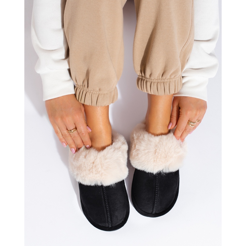 Černé dámské pantofle Shelovet černá 1