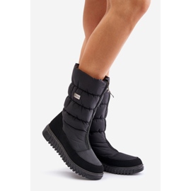 Teplé dámské sněhule Progress PROGJ-24-149 Black černý 1