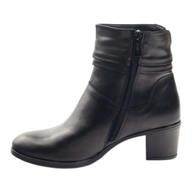 Gregors Dámské kožené boty izolované Fleece 614 Black černý 2