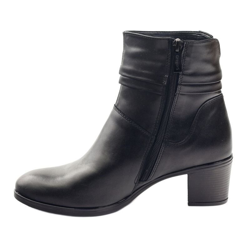 Gregors Dámské kožené boty izolované Fleece 614 Black černý 2