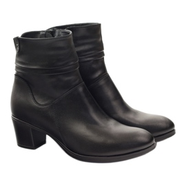 Gregors Dámské kožené boty izolované Fleece 614 Black černý 4